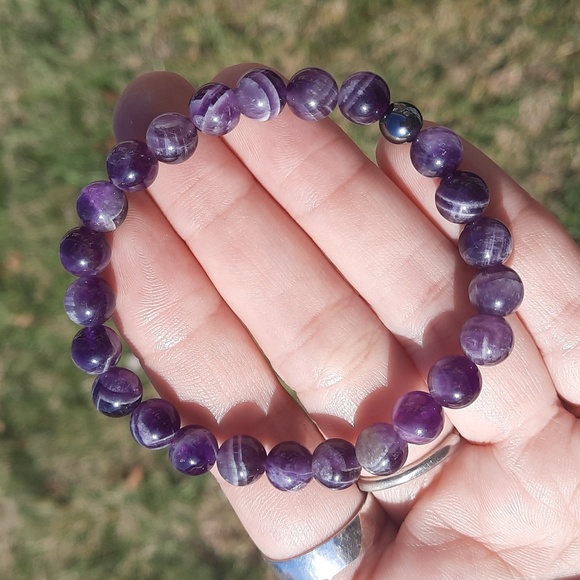 8mm Dream Amethyst Bracelet - Picture 1 of 4